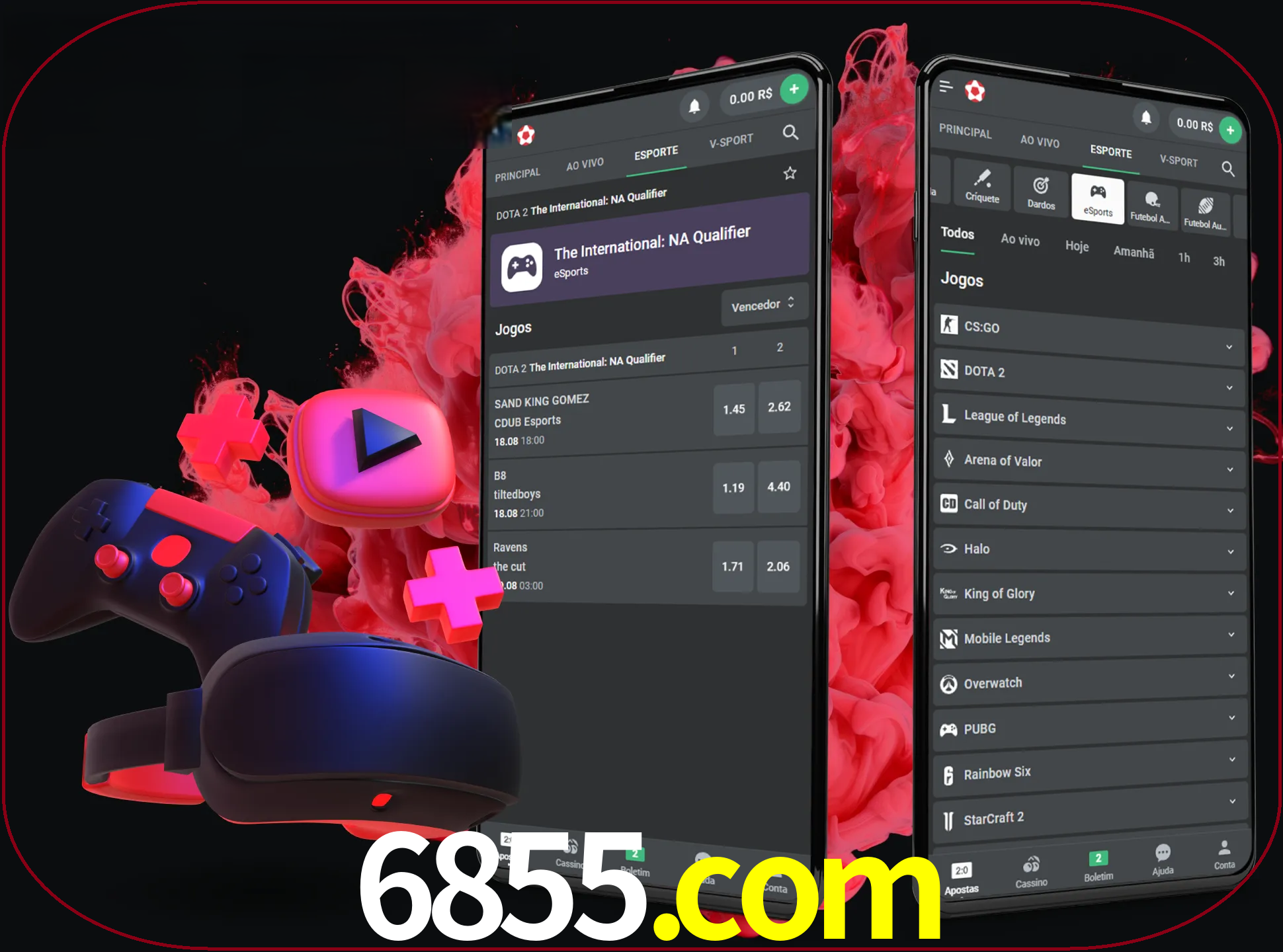 Para ter a aplicação móvel 6855 no seu smartphone, basta descarregar o ficheiro apk e seguir as instruções.