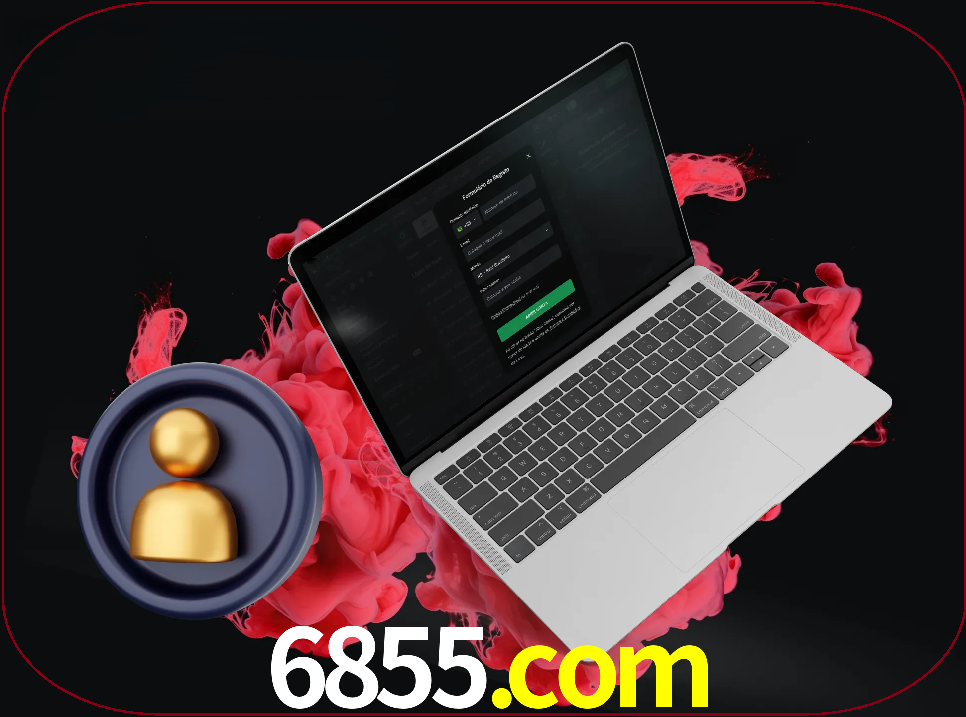 No cabeçalho do site 6855, clique no botão que o levará a um formulário especial onde terá de introduzir as suas informações actuais.