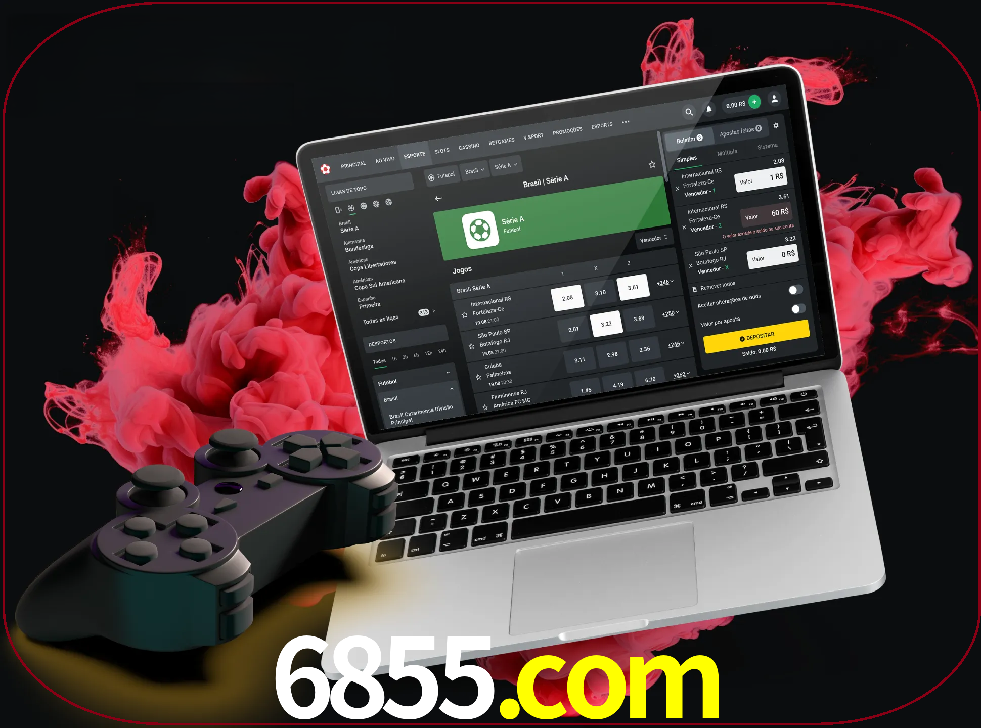 Visite a secção especial de jogos de vídeo em 6855 para descobrir em que jogos pode apostar e ganhar muito dinheiro.